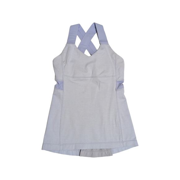 Lululemon Push Your Limits Tank Top Heathered Lavender Dusk Pastel Purple Active - Picture 1 of 4